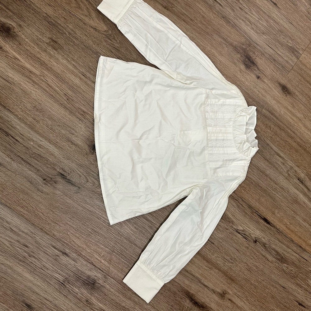 Janie and Jack Cream Blouse